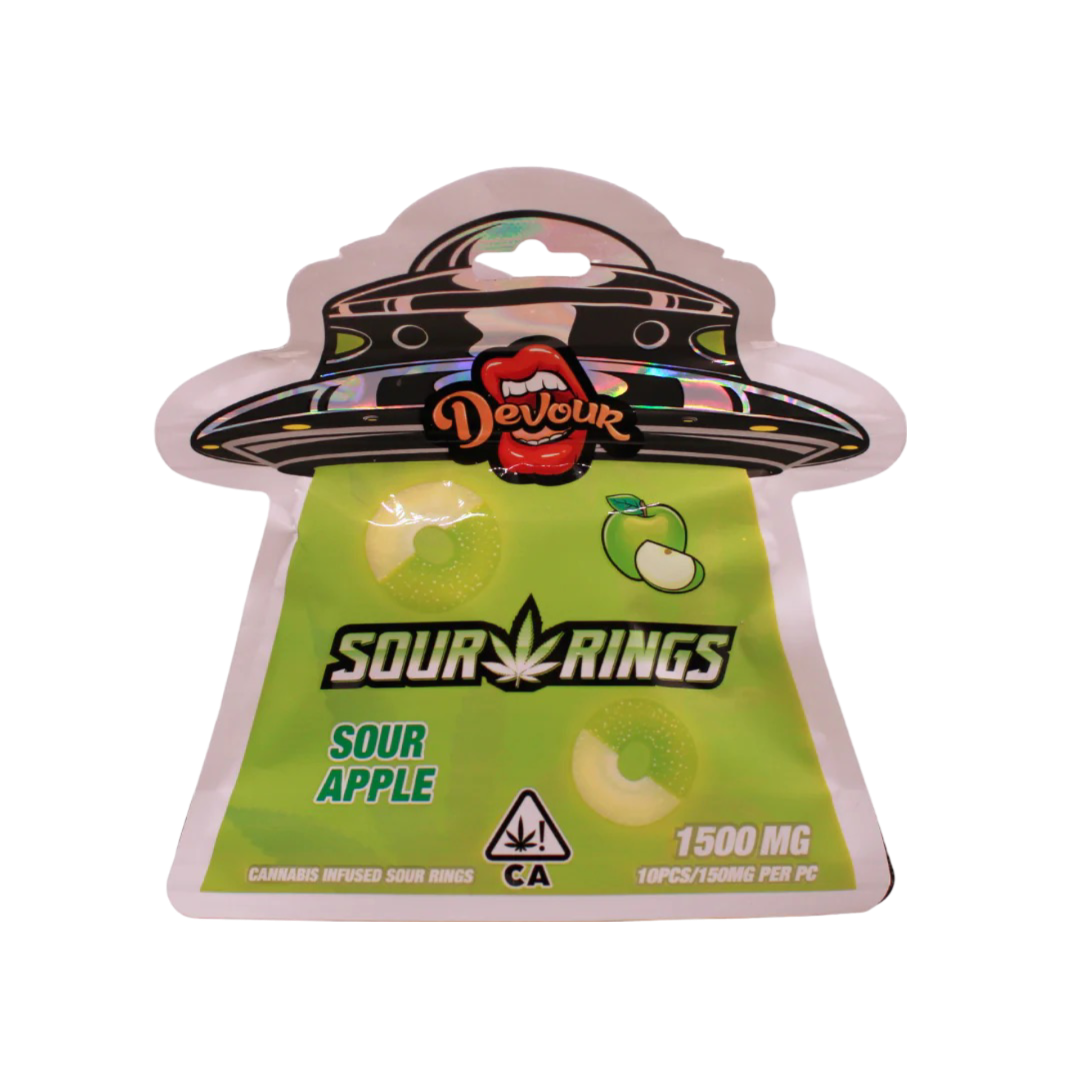 Devour 1500MG Sour Rings